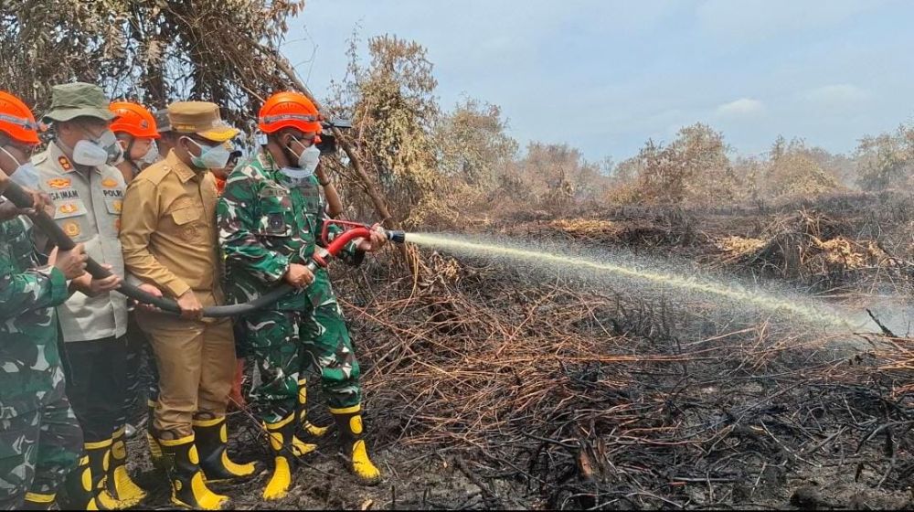 Jenderal Bintang Dua: Pangdam I/BB Pimpin Pemadaman Karhutla di Riau