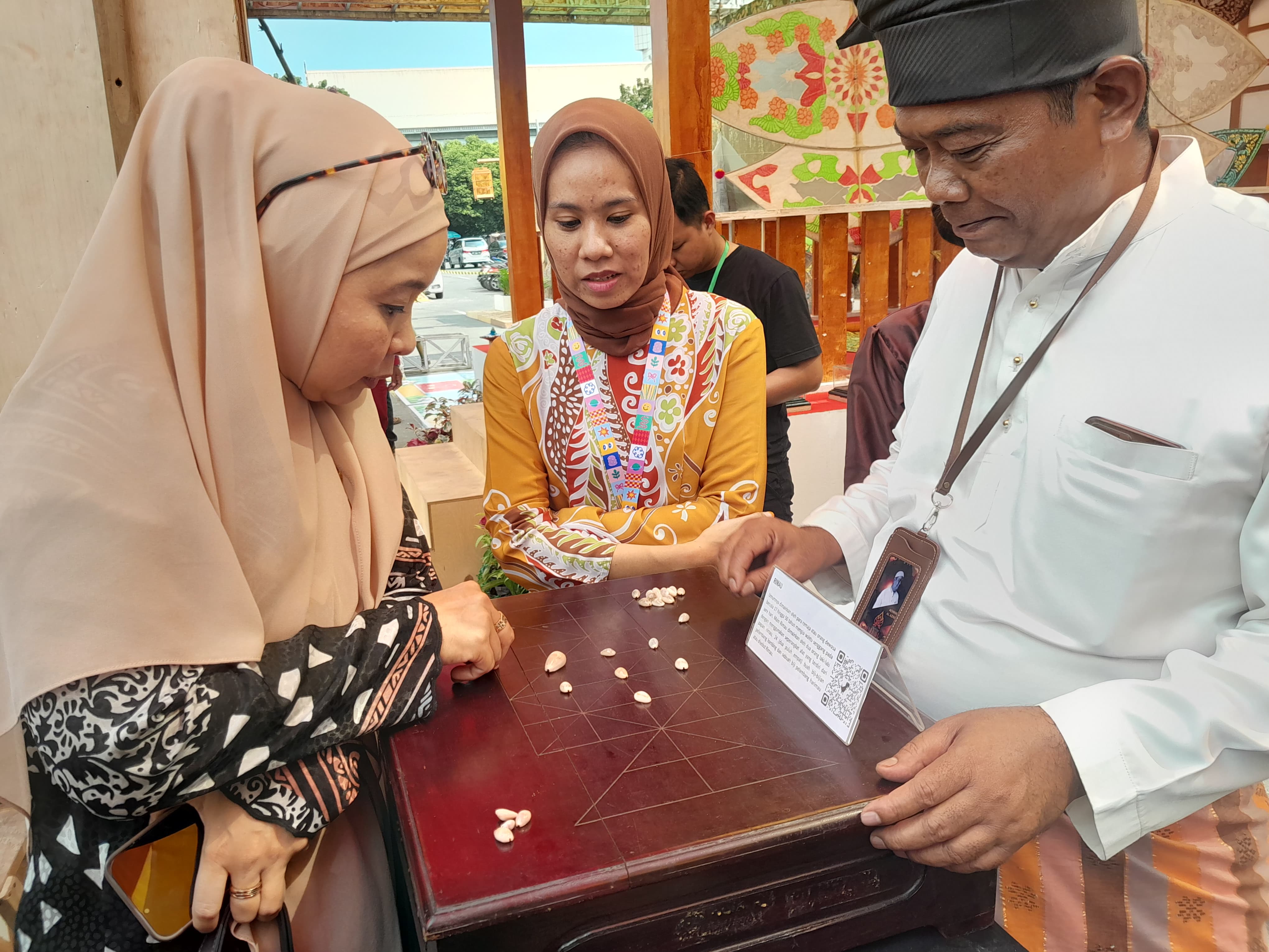 Permainan Tradisional Rimau Jadi Daya Tarik di Pekan Budaya Melayu Serumpun