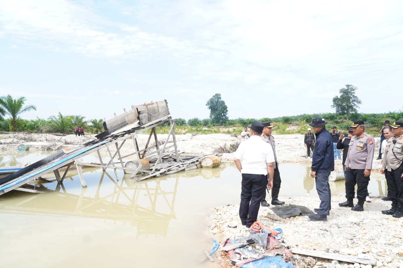 Gubernur Riau Sidak Tambang Emas Ilegal, Soroti Kerusakan Lingkungan dan Ekonomi