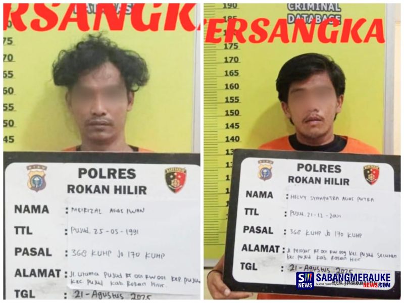 Tim RAGA Polres Rohil Bekuk Pelaku Pungli dan Pengeroyokan Sopir Truk di Pujud