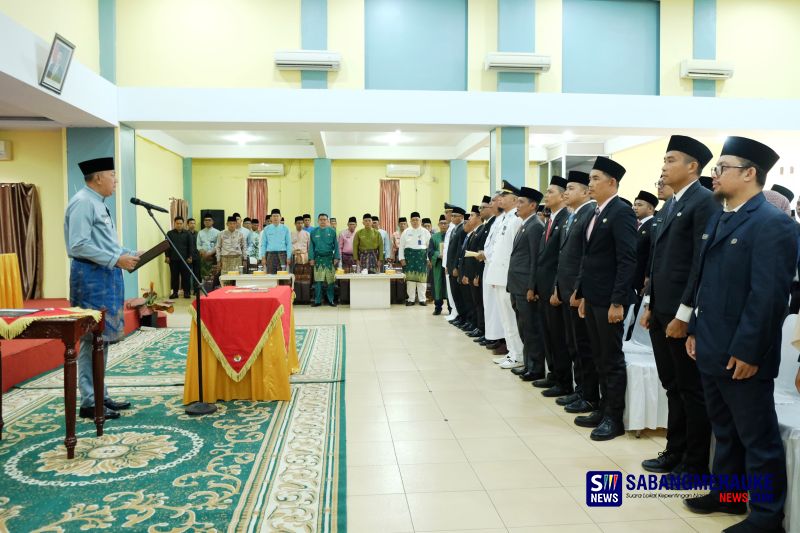 Muzamil Lantik 75 Pejabat, Catatkan Pelantikan Keenam Sejak Enam Bulan Menjabat: Tekankan Integritas dan Problem Solver