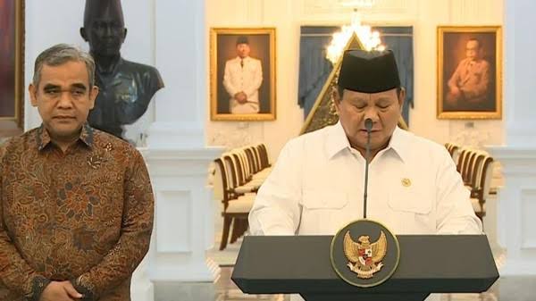 Prabowo Bicara Makar di Istana Negara, Megawati dan Surya Paloh Ikut Mendampingi