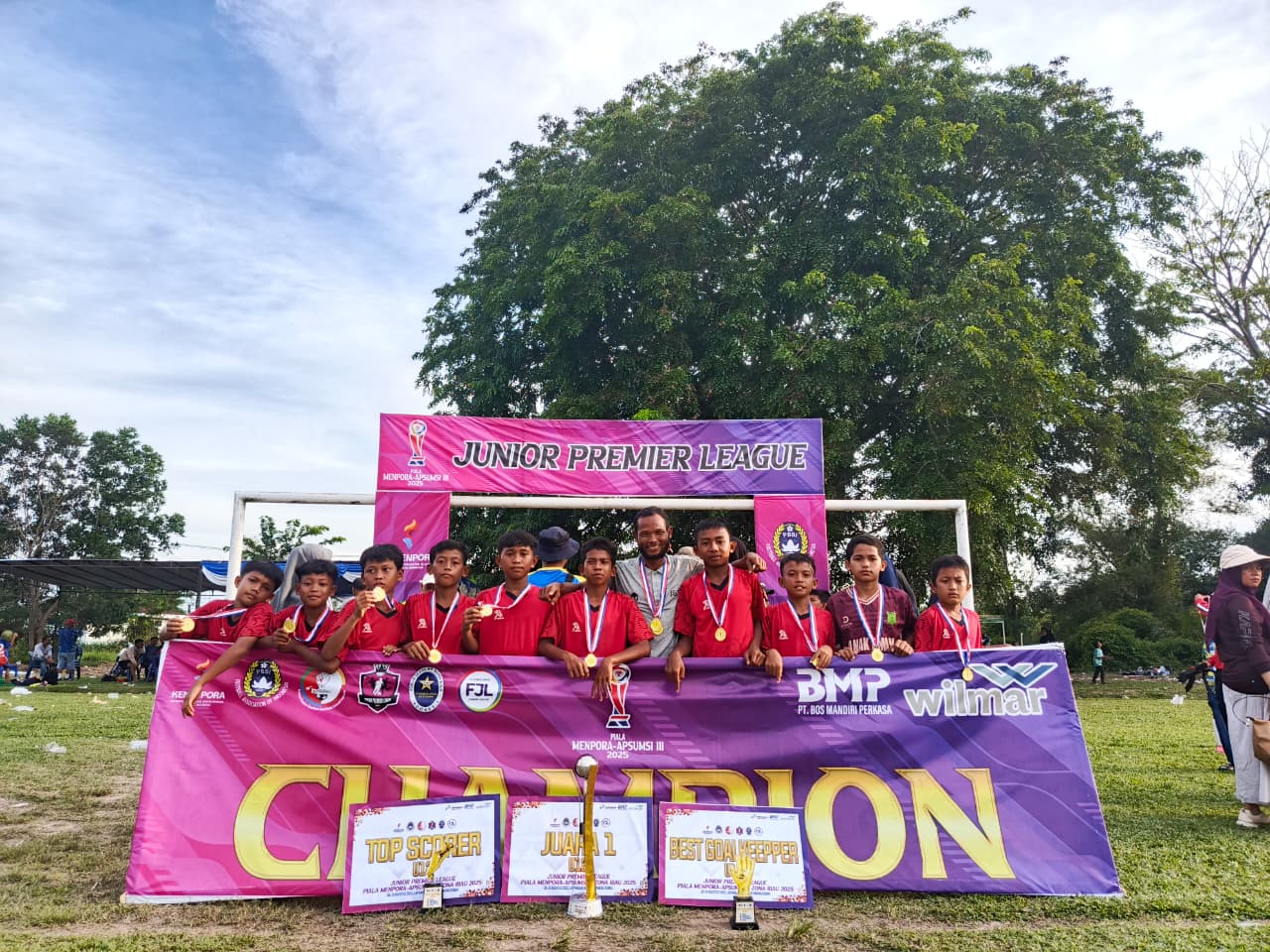 Juara JPL Piala Menpora RI Zona Riau, SSB Permata Balam U-12 Rohil Akan ke Magelang