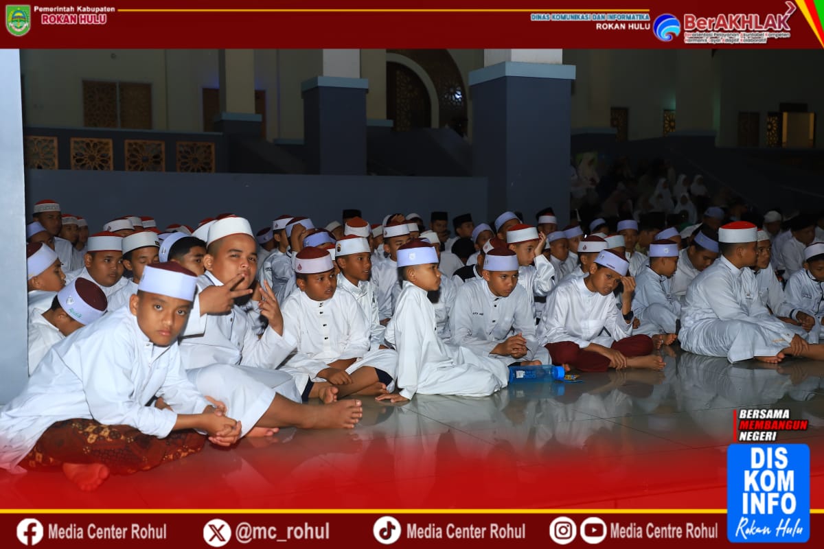 Diawali Hujan Lebat, Peringatan Maulid Nabi 1447 H Pemkab Rohul Berjalan Lancar