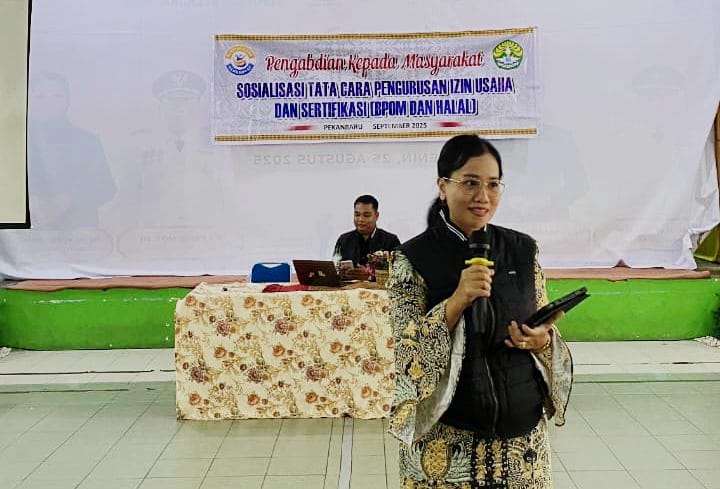 SLBN Pembina Pekanbaru Belajar Perizinan Usaha, Izin Edar BPOM dan Sertifikasi Halal Dari Tim PKM FEB Universitas Riau