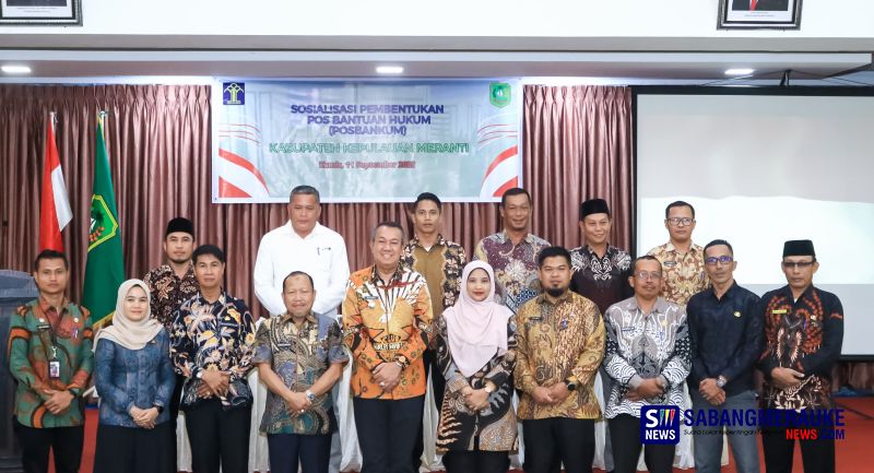 Tak Ada Lagi Jarak dengan Hukum, Pemkab Meranti Siapkan Pos Bantuan Hukum di Seluruh Desa