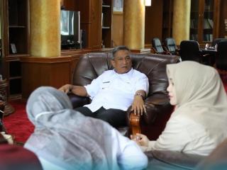 Terkait Kasus HIV/AIDS Di Rohul, Bupati Anton Audiensi Bersama Komisi Penanggulangan AIDS Provinsi Riau
