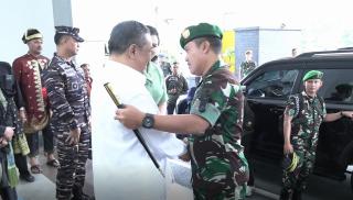 Wagub Riau Sambut Kedatangan Pangdam XIX/Tuanku Tambusai