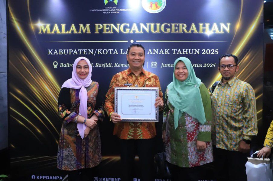 Pekanbaru Kembali Raih Penghargaan KLA Kategori Nindya dari Kementerian PPPA