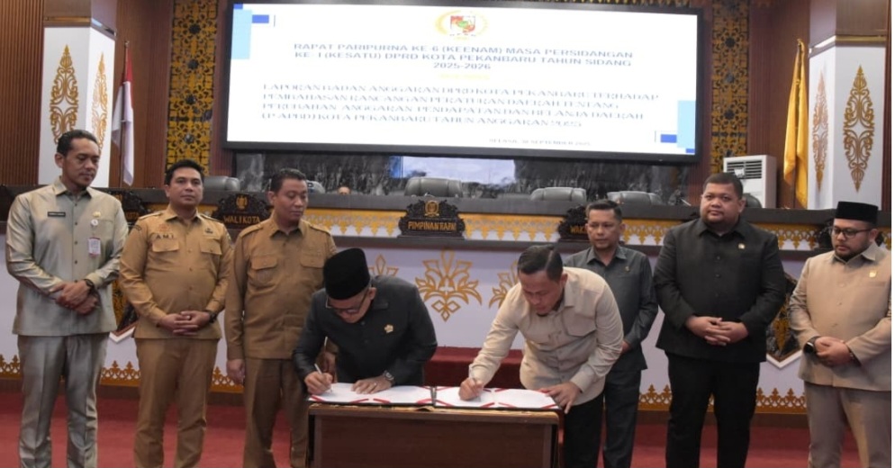 APBD-P 2025 Pekanbaru Ditetapkan Rp3,21 Triliun