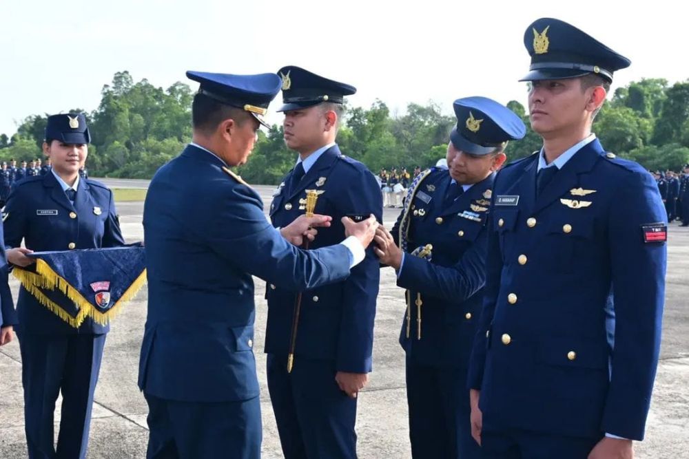 135 Personil Lanud Roesmin Nurjadin Pekanbaru Naik Pangkat