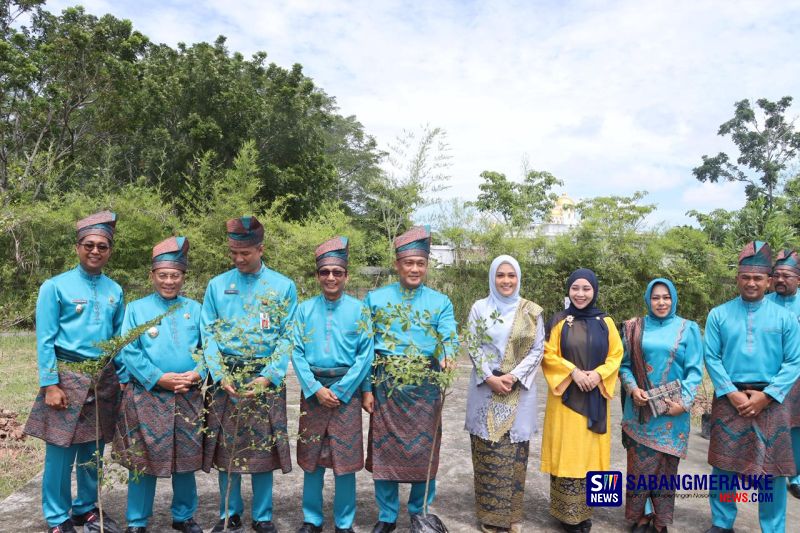 HUT Rokan Hilir ke-26, Polres Rohil Bersama Forkopimda Tanam Pohon