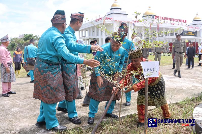 Momen HUT ke-26, Bupati Rohil Terbitkan Surat Edaran: Setiap ASN Wajib Tanam 15 Pohon per Tahun