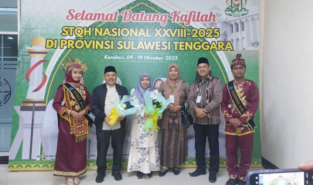 Kakanwil Kemenag Dukung Penuh Kafilah Riau di Ajang STQH Nasional Kendari 2025
