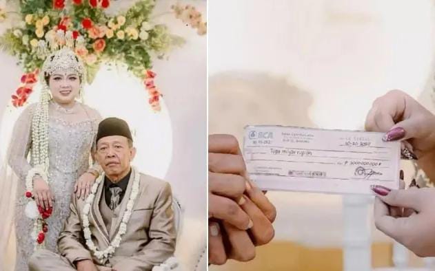 Kakek yang Nikahi Wanita dengan Mahar Rp 3 Miliar Dipolisikan, Diduga Pakai Cek Palsu