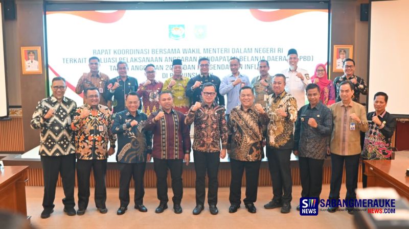Bupati Rohil Hadiri Rakor Bahas Serapan APBD dan Inflasi Bersama Wamendagri