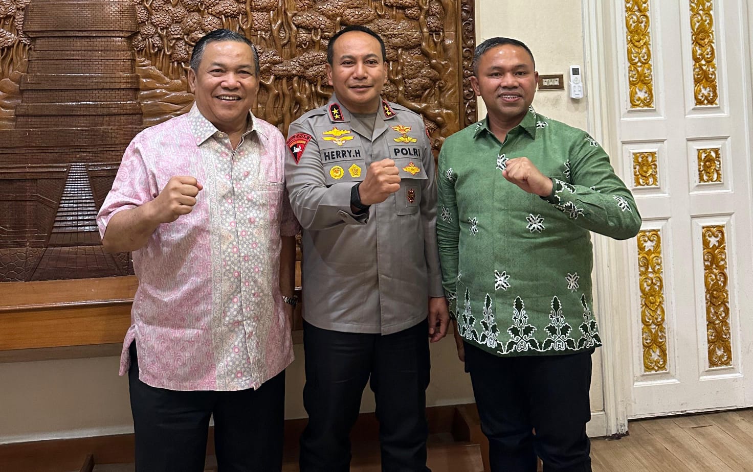 Di Tengah Rumor Hubungan Renggang Duet Kepemimpinan Riau, Kapolda Pertemukan Abdul Wahid dengan SF Hariyanto