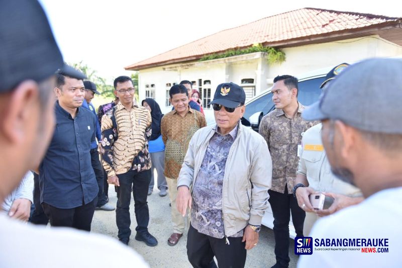 Bupati Bistamam Blusukan ke Bagan Batu,  Tinjau Eks Terminal dan Sejumlah Jalan Rusak
