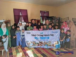 Nilai Akhlak di Tengah Deru Pelabuhan: Pelindo Selatpanjang Berbagi Menyapa Anak-Anak Yatim di Panti Asuhan