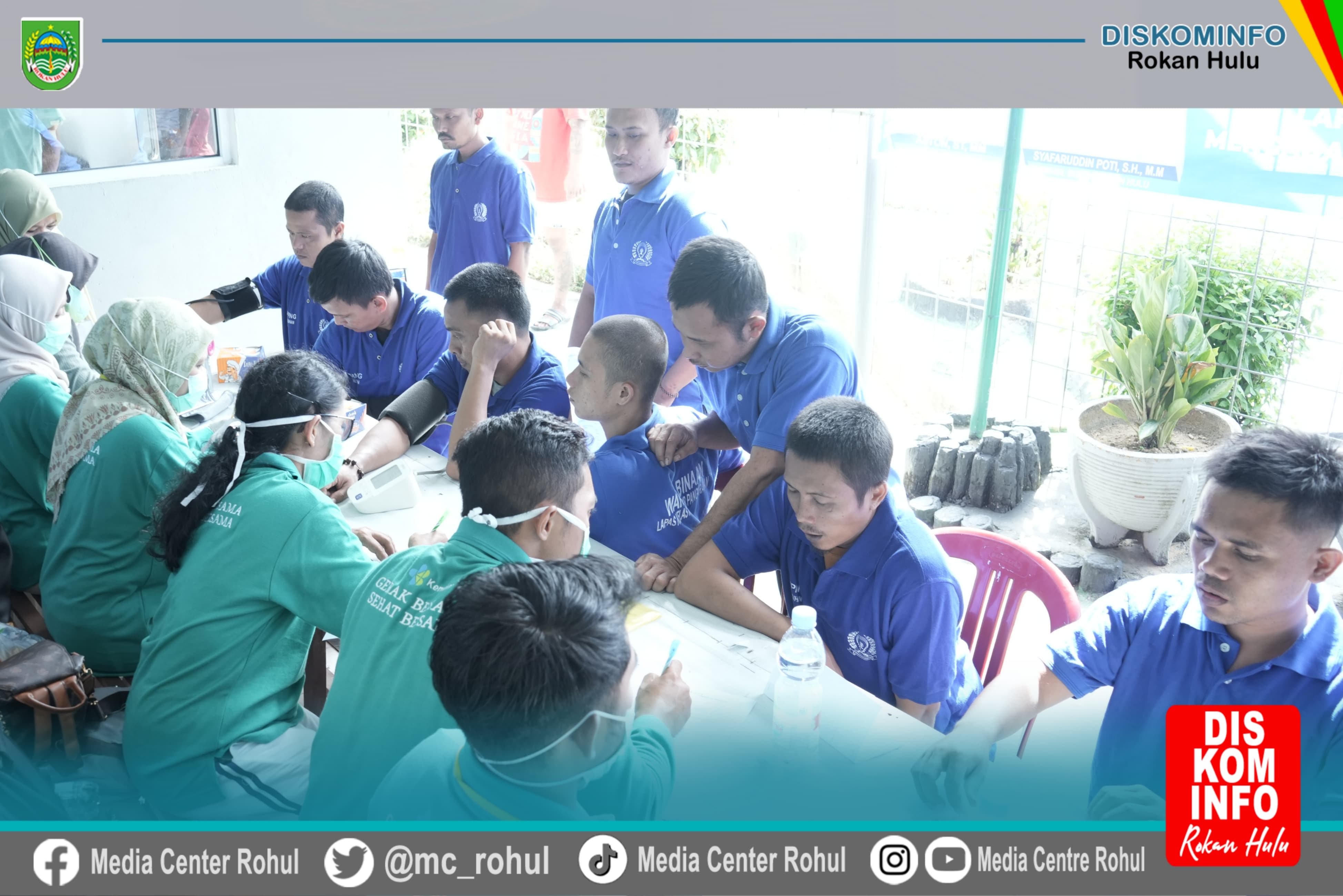 Wujud Nyata Peringatan HKN ke-61, Pemkab Rohul Gelar Cek Kesehatan Gratis di Lapas Pasir Pengaraian