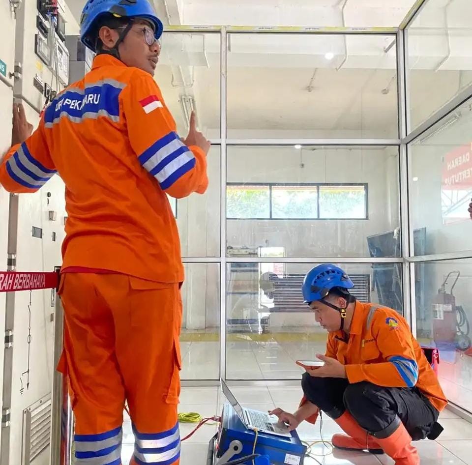 PLN Perkuat Keandalan Listrik di Riau Melalui Pemeriksaan Keamanan Sistem di GI Taluk Kuantan