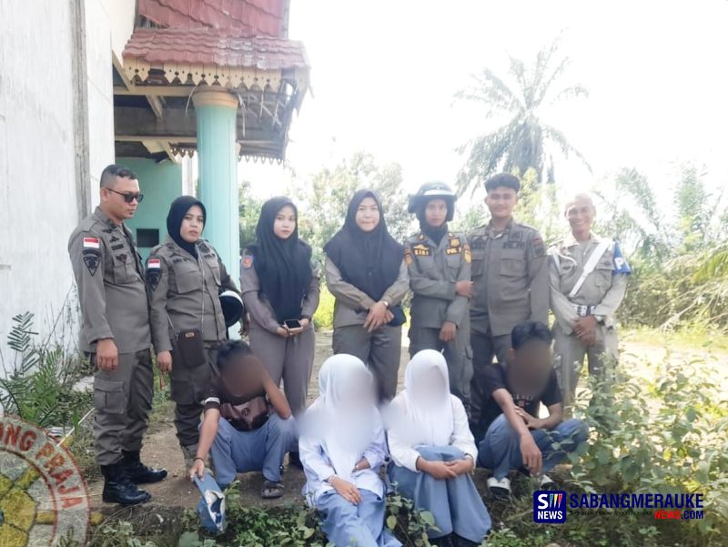 Satpol PP Temukan 4 Siswa-siswi Tingkat SMA Bolos di Stadion Bagan Batu, Ngaku Sedang PDKT