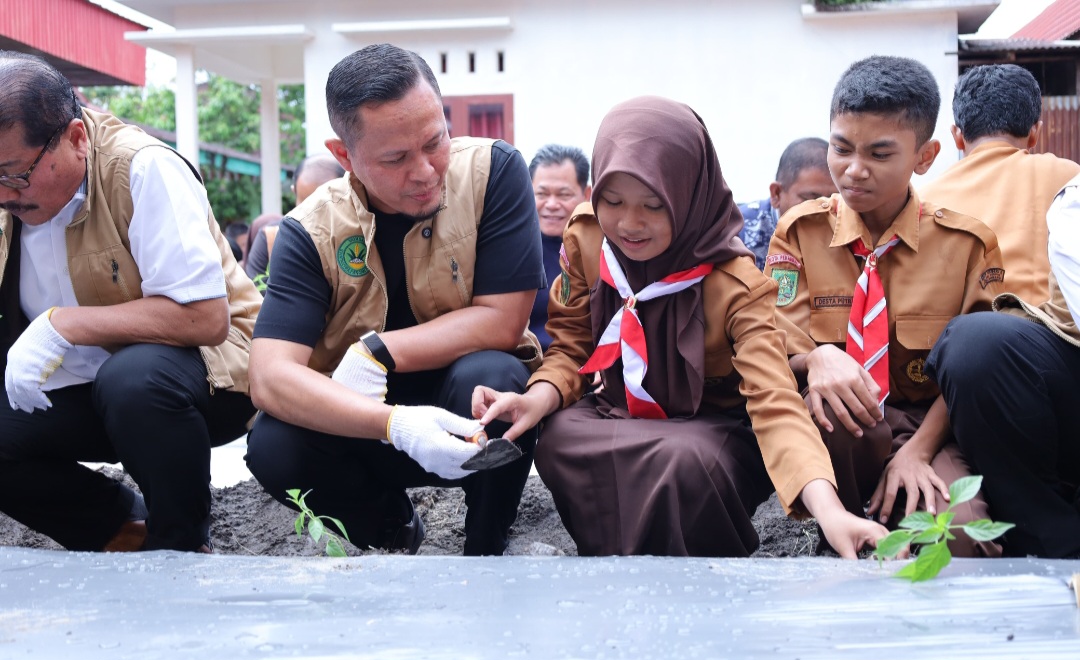 Program Swasembada Pangan Berbasis Sekolah Terus Digalakkan di Kota Pekanbaru