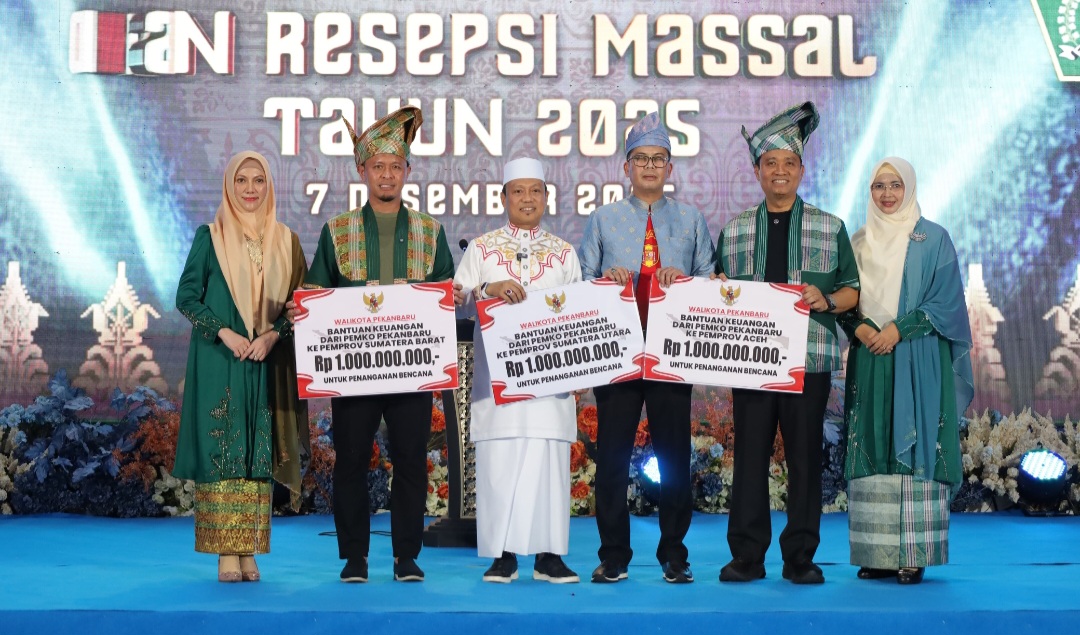 Wako Pekanbaru Agung Nugroho Kucurkan Bantuan Rp 3 Miliar untuk Korban Banjir Sumatera