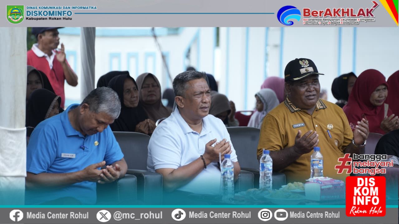 HUT Ke-22 Desa Suka Maju Meriah, Bupati Rohul Anton Dukung Pembangunan Kantor Desa
