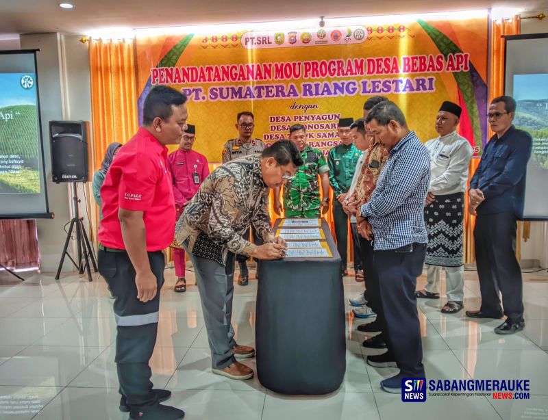 Menjaga Rangsang dari Api: Ketika Desa Komitmen Melawan Karhutla, PT SRL Perkuat Desa Bebas Api dan Beri Apresiasi Rp100 Juta