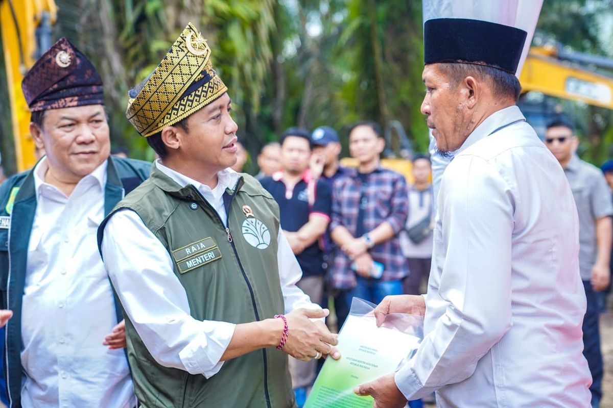 Lahan PT Peputra Supra Jaya dan PTPN 4 Jadi Tempat Relokasi 228 Keluarga dari TN Tesso Nilo
