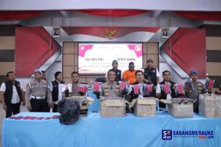 Polres Rohil Amankan 79,98 Kg Sabu, Kurir Residivis Ditangkap di Bagan Siapiapi