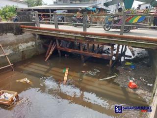 Cegah Risiko Ambruk, Dua Infrastruktur Kritis Ditangani Darurat, PUPR Meranti Pastikan Pembangunan Baru Tahun Depan