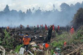 Gerak Cepat Petugas Gabungan Riau Jinakkan Karhutla di Tiga Kabupaten