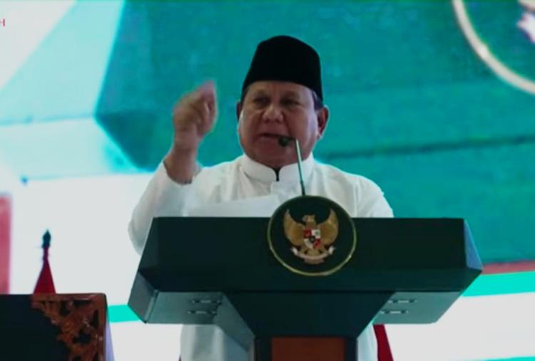 Prabowo Tuding Perampok Uang Rakyat Bikin Gaduh dan Adu Domba Masyarakat