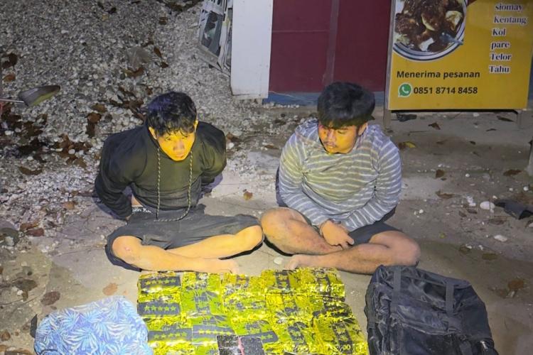 Polres Bengkalis Tangkap Dua Kurir Sabu 19 Kilogram Asal Malaysia