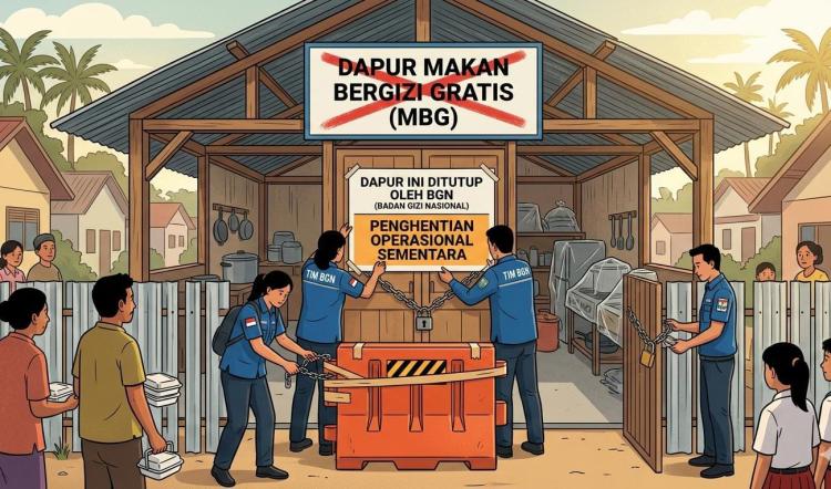 BGN Hentikan Operasional 9 Dapur MBG di Riau, Ini Penyebabnya