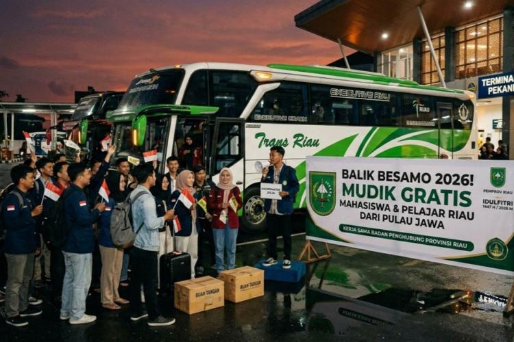 Bus Gratis Pemprov Riau Siap Angkut Mahasiswa Mudik dari Jakarta dan Jogja, Cek Caranya
