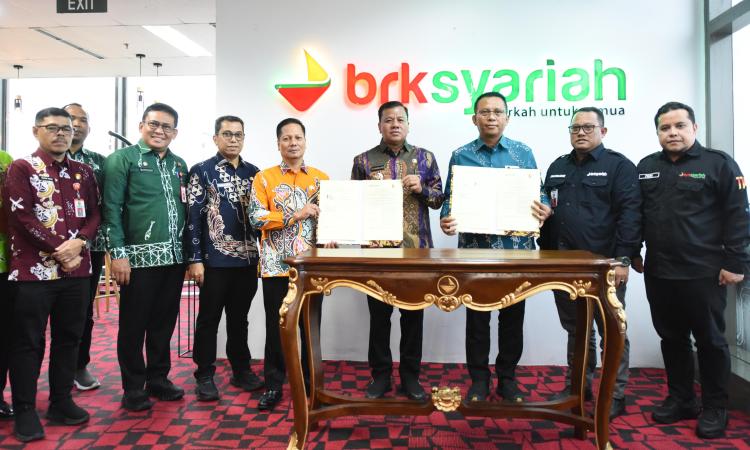 BRK Syariah Perkuat Sinergi dengan Pemkab Kuansing Lewat Kesepakatan Layanan dan Pembiayaan Daerah