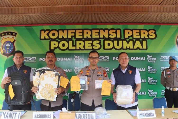 Dibalik Motor Mogok: Cara Licik Penyelundup Sabu 10 Kg Terbongkar di Dumai