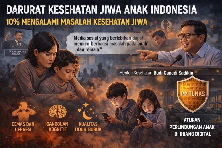 10 Persen Anak Indonesia Alami Gangguan Jiwa: Media Sosial Biang Keroknya?