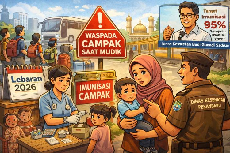 Jangan Sampai Lebaran Berujung Duka! Virus Campak Intai Jalur Mudik, Orang Tua Wajib Simak Ini