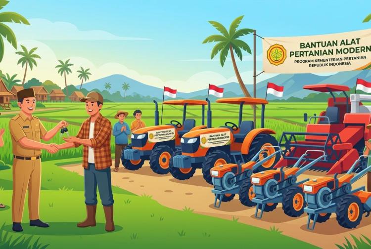 Pemkab Rokan Hilir Terima Bantuan Alat Pertanian dari Presiden, 48 Mesin Penanam Padi Siap Tingkatkan Produktivitas Petani