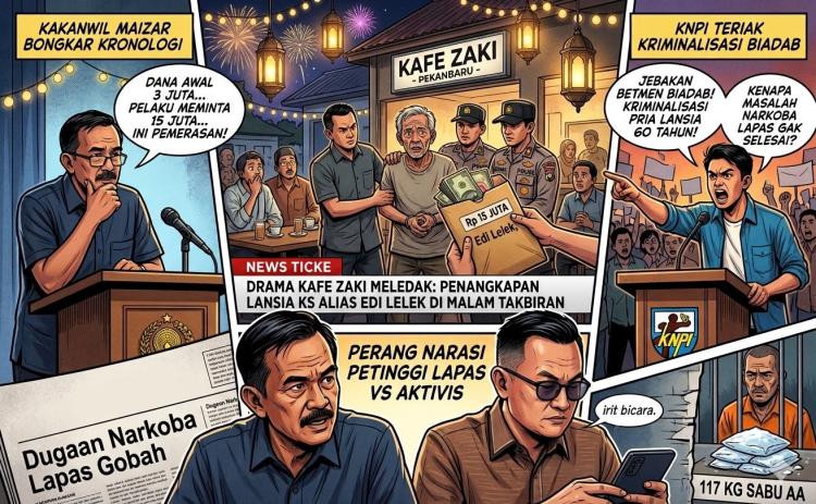 Wartawan Gaek Kena Jebakan Betmen? Kakanwil Riau dan KNPI Perang Narasi Panas!
