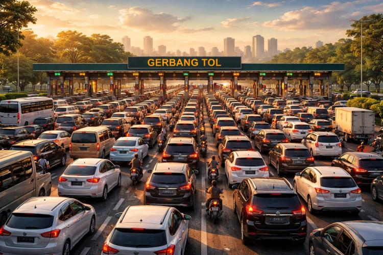 Mudik Jadi Mimpi Buruk, Kurang Saldo E-Toll Picu Kemacetan Mengular