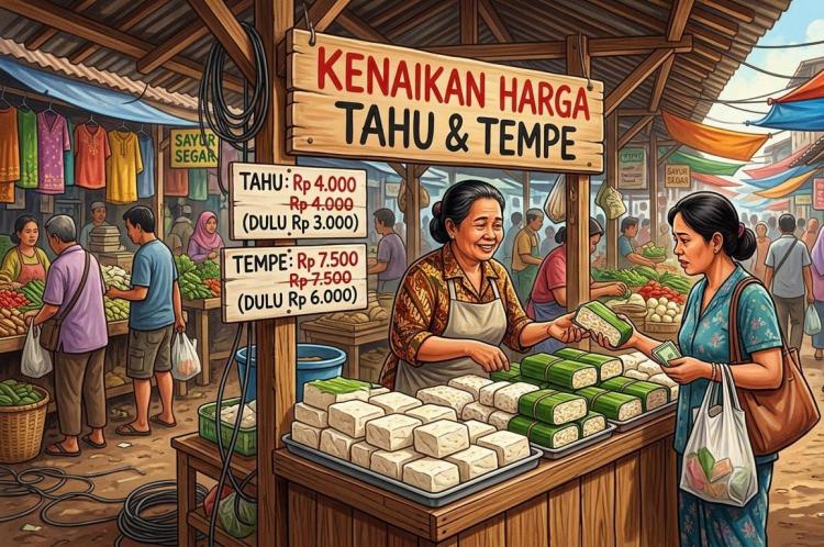 Dampak Perang Mulai Terasa, Harga Kedelai Melonjak—Tahu Tempe Terancam Ikut Naik