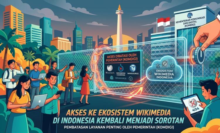 Geger! Komdigi Batasi Wikimedia, Ruang Bebas Pengetahuan Terancam?