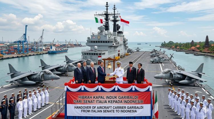 Senat Italia Setujui Hibah Kapal Induk Garibaldi ke RI! Langkah Strategis yang Mengejutkan