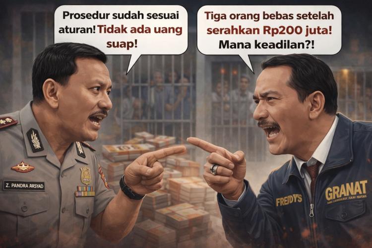 Skandal Tangkap Lepas di Polresta Pekanbaru: Kombes Pandra dan Freddy Saling Adu Argumen!