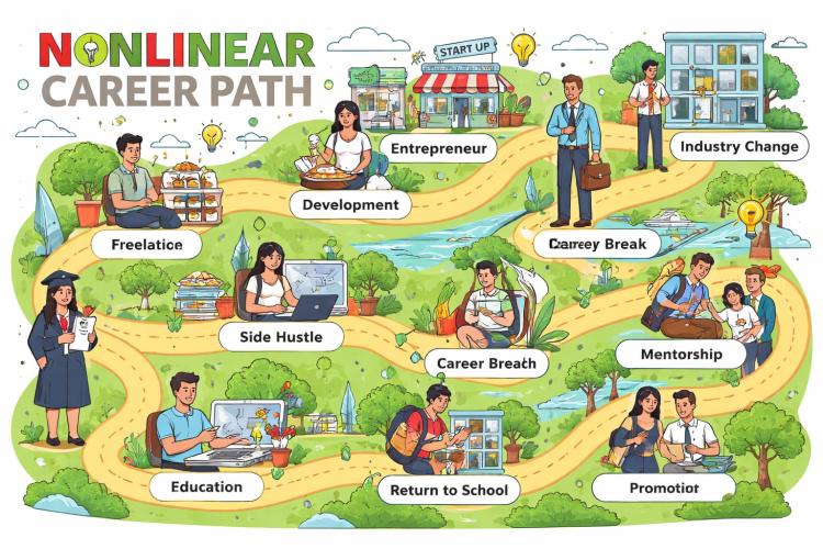 Karier Nggak Harus Lurus! Ini Alasan Nonlinear Career Path Justru Bikin Sukses